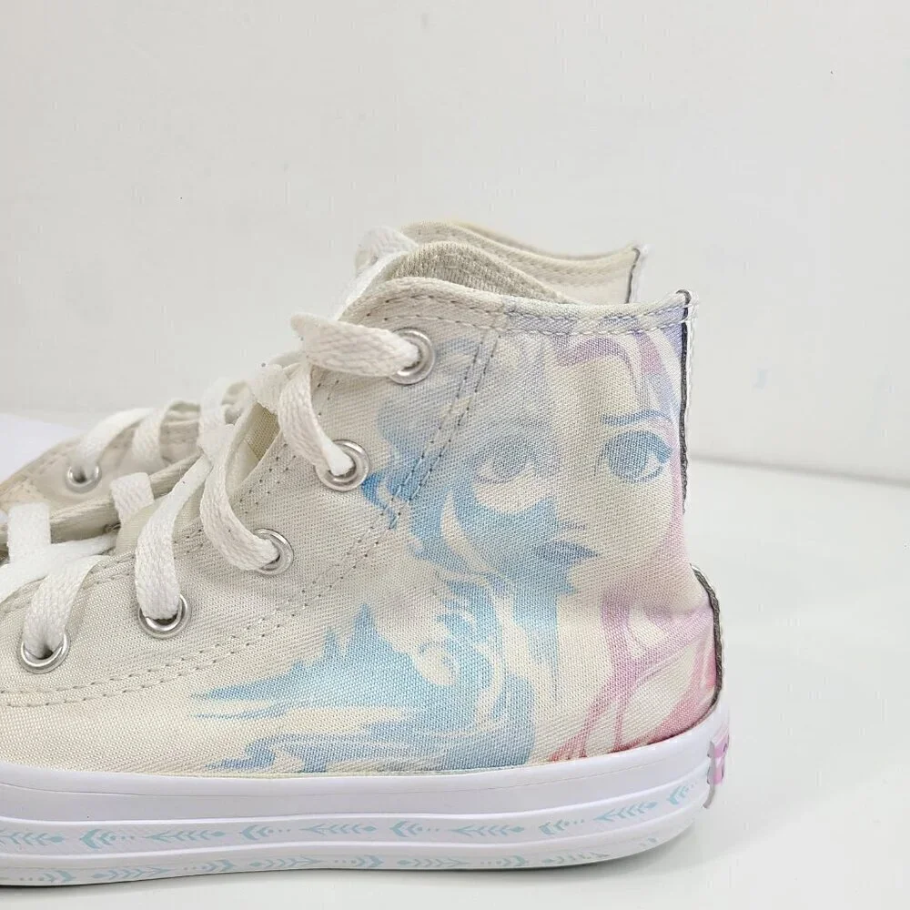 Converse Disney Chuck Taylor High Top White Frozen Elsa Sneakers